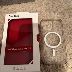iPhone 13 Pro Clear Phone Case with Magsafe. Original box . Paid $49 plus tax
